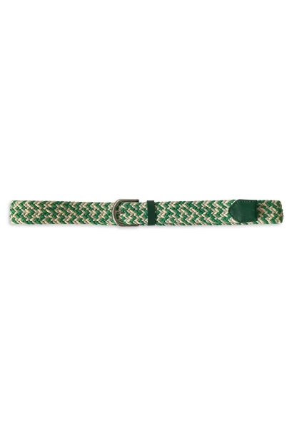 -50% SALE Leslii Stretchgürtel Damen Gürtel Leder-Gürtel Flechtgürtel Grün Creme Online Outlet