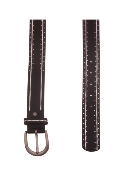 Leslii Damen-Gürtel Strass-Gürtel schwarzer Gürtel Glitzer-Gürtel Breite 3,5cm schwarz Kauf eins, bekomm eins gratis