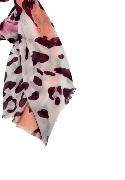 Leslii Schal Leo Look in Pink Orange Günstig kaufen
