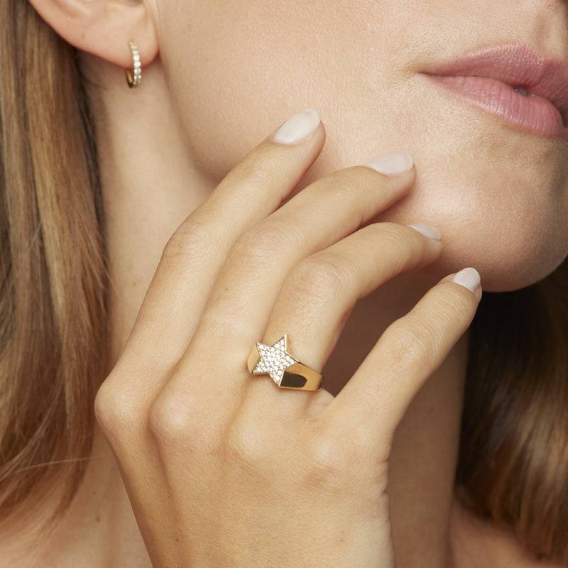 Mosuo Jewellery Diamant Stern Ring Fabrik Onlineshop
