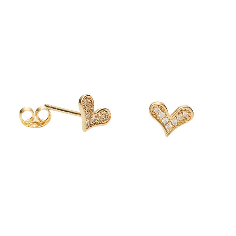 Mosuo Jewellery Diamant Herz Ohrringe Versandkostenfrei