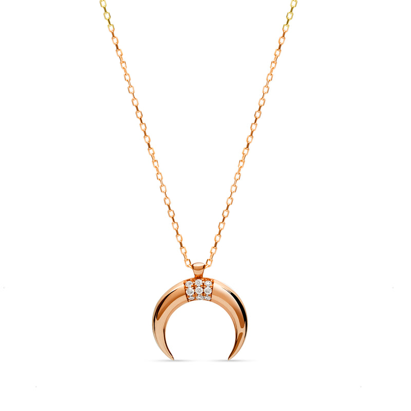 Mosuo Jewellery Mond Diamant Anhängerkette Zeitlich begrenztes Angebot