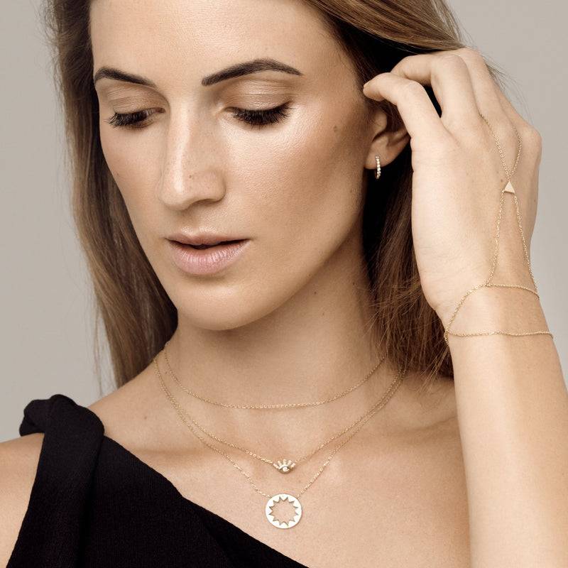 Mosuo Jewellery Sonnen Diamant Anhängerkette Blitzangebot