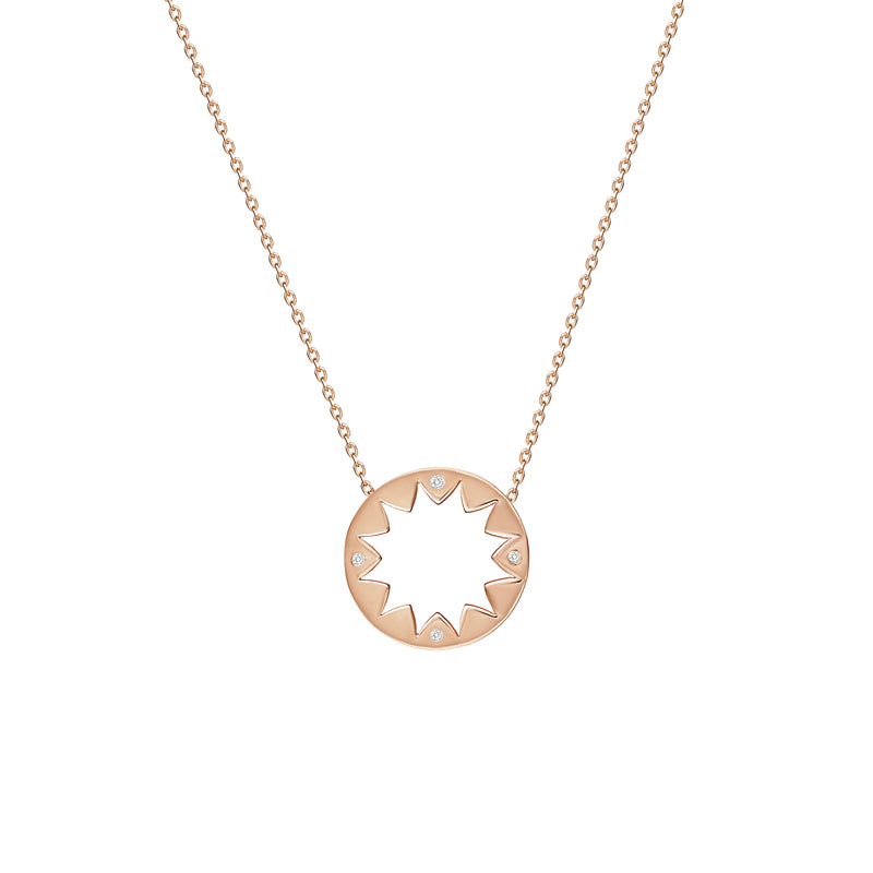 Mosuo Jewellery Sonnen Diamant Anhängerkette Blitzangebot