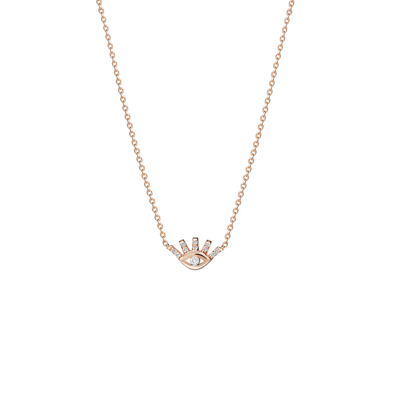 Mosuo Jewellery Evil Eye Diamant Halskette Neueste Stile