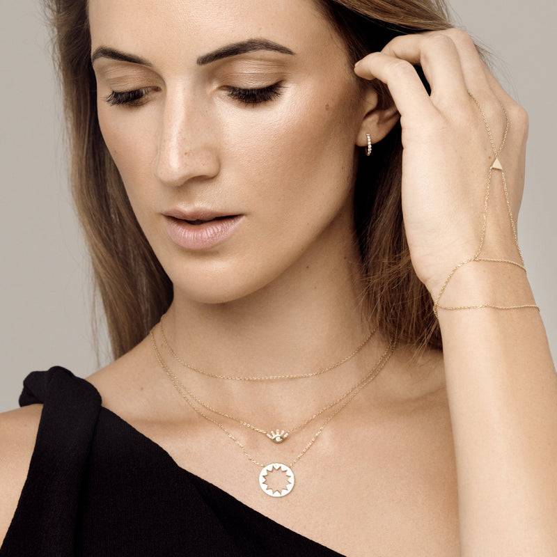 Mosuo Jewellery Evil Eye Diamant Halskette Letzte 2 Tage