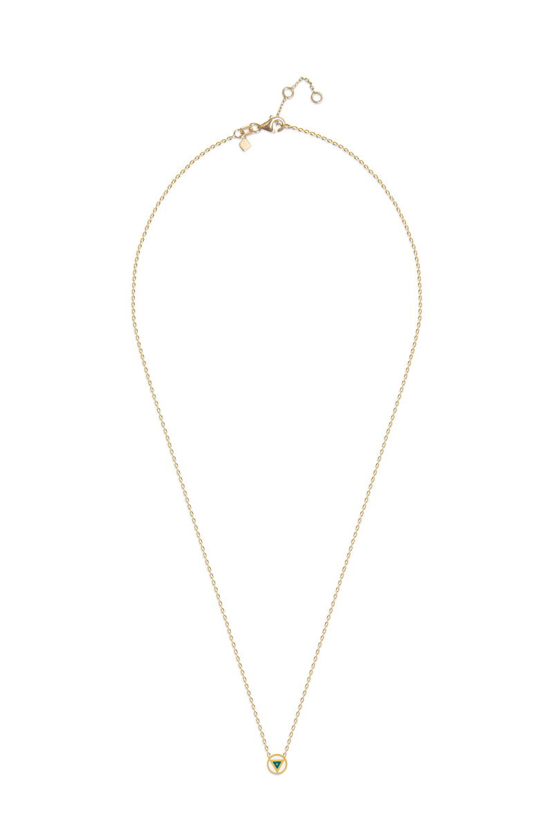 Mosuo Jewellery Emaille Dreieck Halskette Bis zu 50% Rabatt