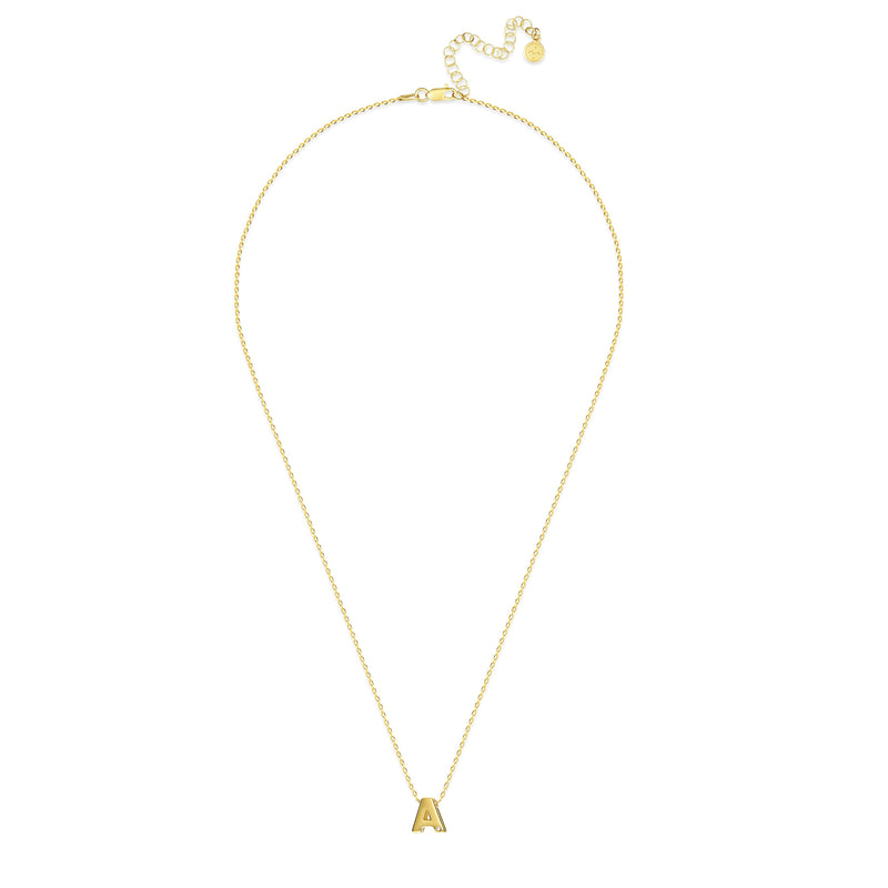 Mosuo Jewellery Diamant Buchstaben Halskette “A” - Vermeil Bis zu 60% Rabatt