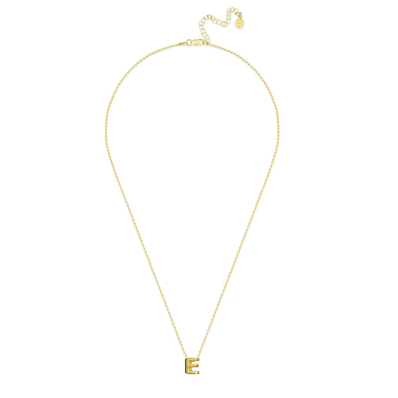 Mosuo Jewellery Diamant Buchstaben Halskette “E” - Vermeil Vierteljährliche Förderung