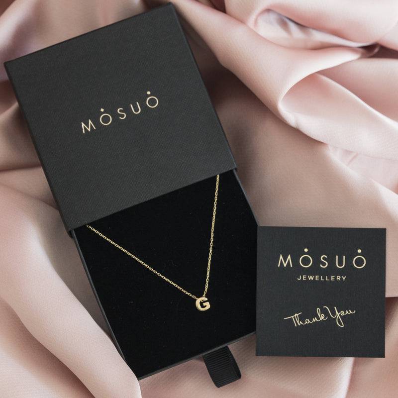 Mosuo Jewellery Diamant Buchstaben Halskette “G” - Vermeil Discount Store für neue Produkte