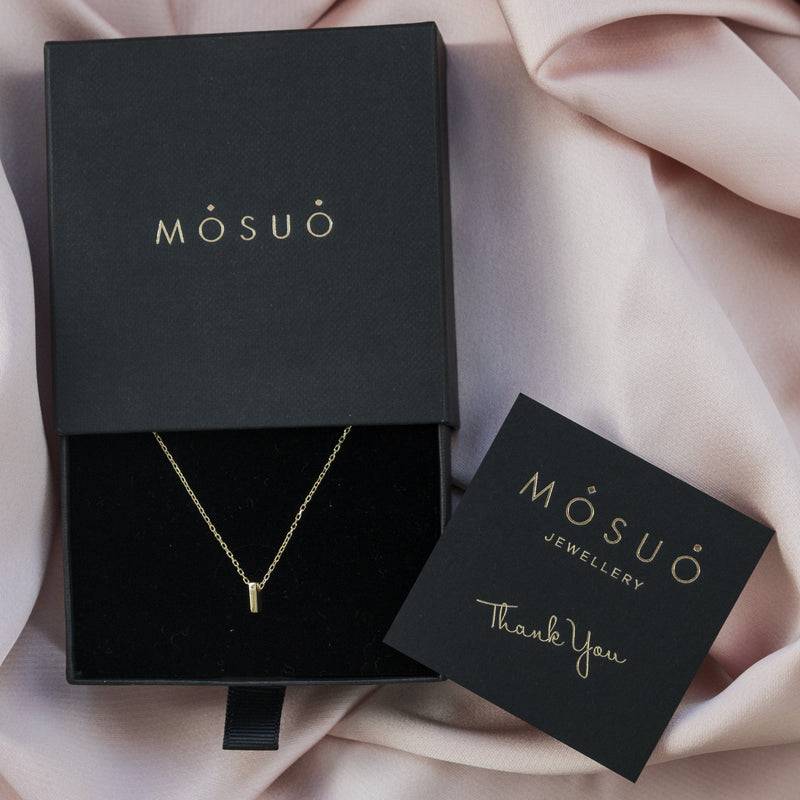 Mosuo Jewellery Diamant Buchstaben Halskette “I” - Vermeil Super Rabatt