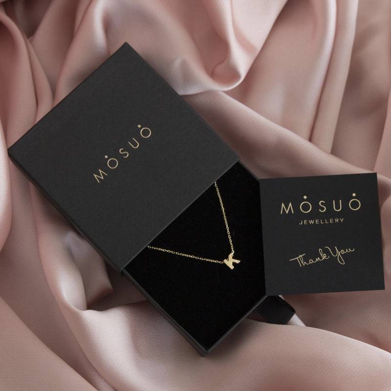 Mosuo Jewellery Diamant Buchstaben Halskette “K” - Vermeil 50% Rabatt mit kostenlosem Versand