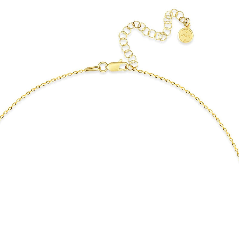 Mosuo Jewellery Diamant Buchstaben Halskette “O” - Vermeil Begrenzt auf 3 Tage