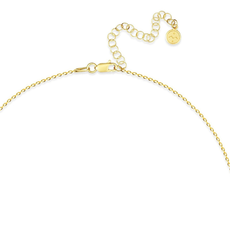 Mosuo Jewellery Diamant Buchstaben Halskette “P” - Vermeil Speichern exportieren