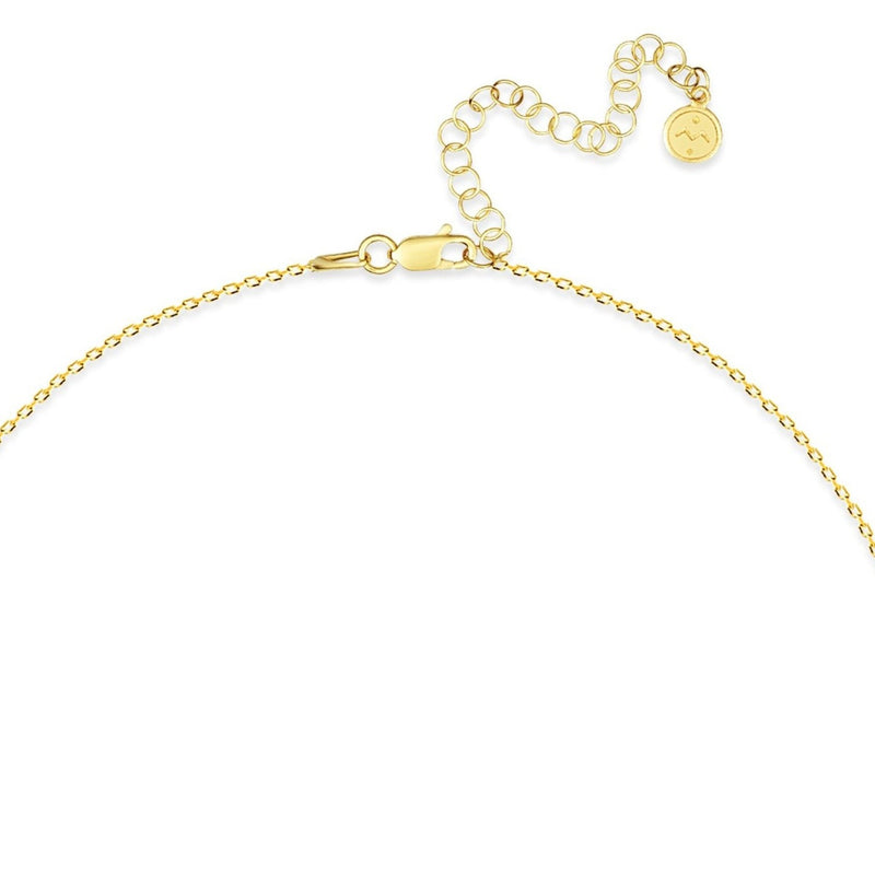 Mosuo Jewellery Diamant Buchstaben Halskette “R” - Vermeil Im Verkauf