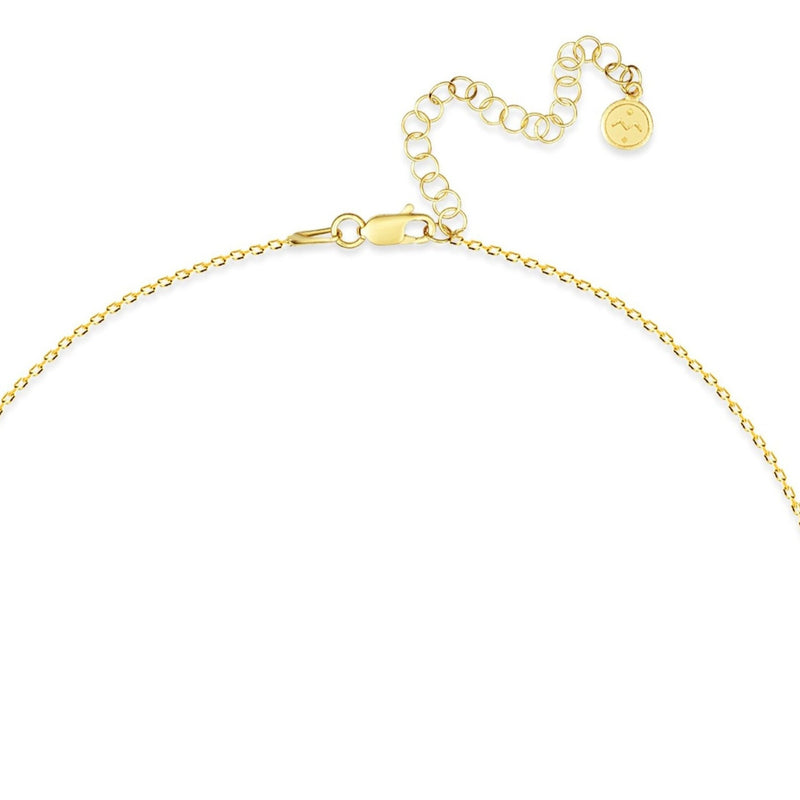 Mosuo Jewellery Diamant Buchstaben Halskette “S”- Vermeil zollfrei