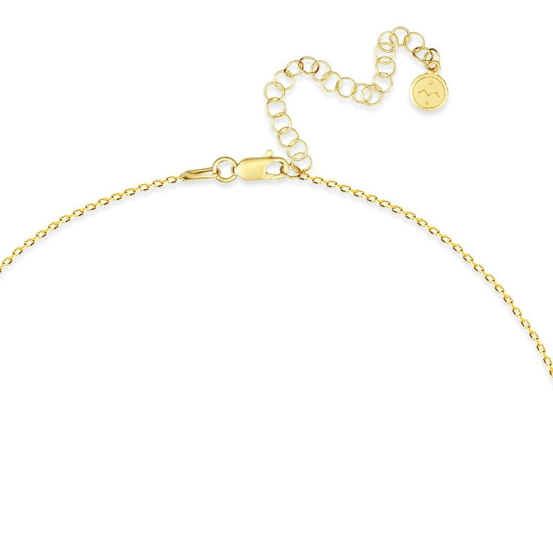 Mosuo Jewellery Diamant Buchstaben Halskette “V”- Vermeil 2025