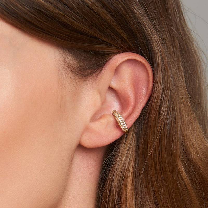 Mosuo Jewellery Athena Topas Ohrklemme - Vermeil Auslauf