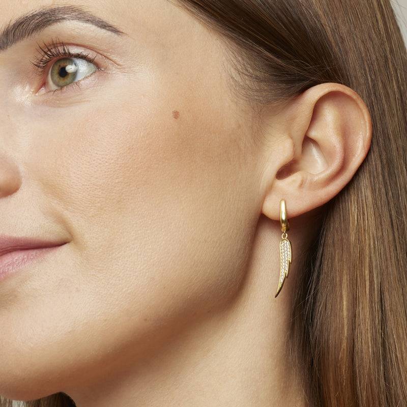 Mosuo Jewellery Engelsflügel Ohrringe - Vermeil Hotsell
