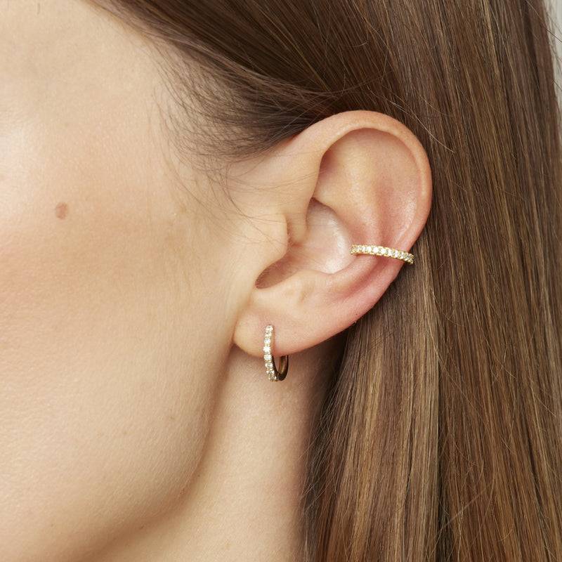 Mosuo Jewellery Ohrklemme Zirconia - Vermeil Schlussverkauf