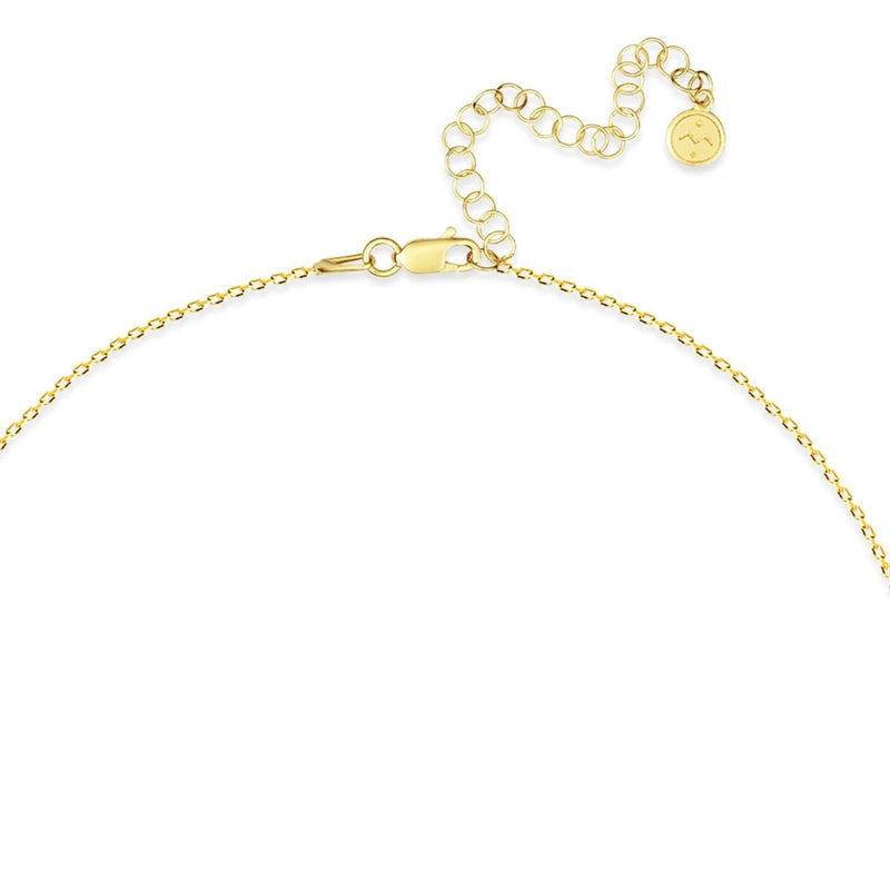 Mosuo Jewellery Diamant Buchstaben Halskette “X”- Vermeil Fabrikverkauf