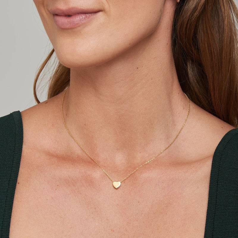 Mosuo Jewellery Herz Gold Schmuck Set - Vermeil Kostenloser Versand