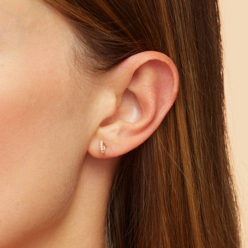 Mosuo Jewellery Orbit Diamant Ohrstecker Günstig kaufen