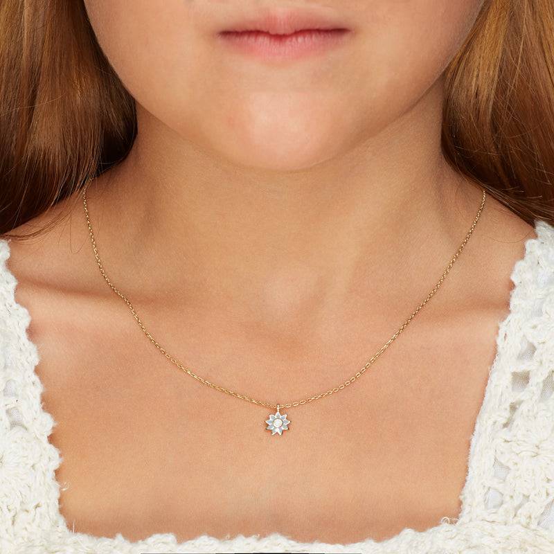 Mosuo Jewellery KIDS Emaille Blumen Halskette Online Shopping