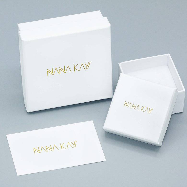 Nana Kay Curvey Glam Ring effilé Rosé Große Rabatte
