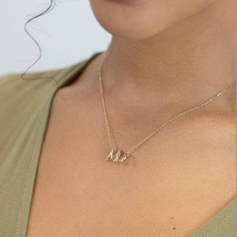 Nana Kay Echtgold Collier volute Kostenloser Versand international