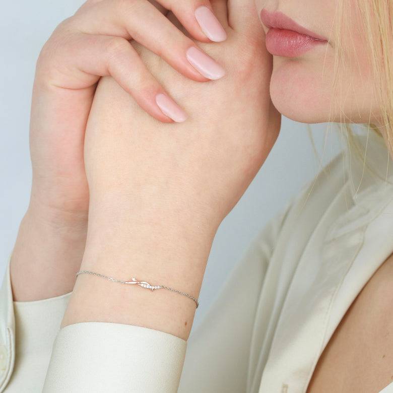 Nana Kay Echtgold Armband Fidèle Rosé Begrenztes Angebot
