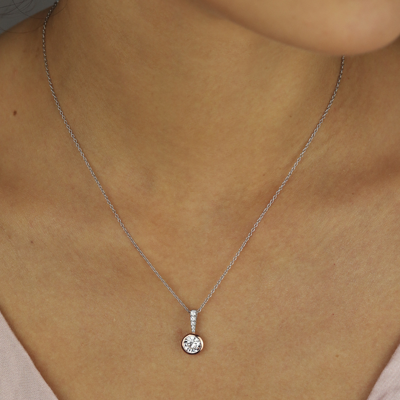 Nana Kay Classic Solitaire Halskette Charming Vatertagsangebot