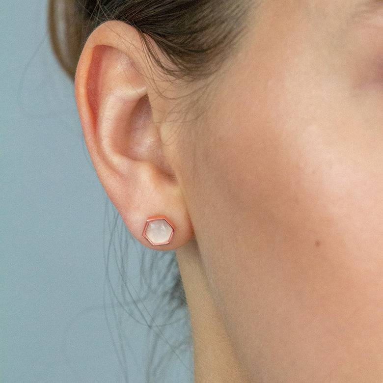 Nana Kay French Chic Ohrstecker Honey Comb Tiefpreis