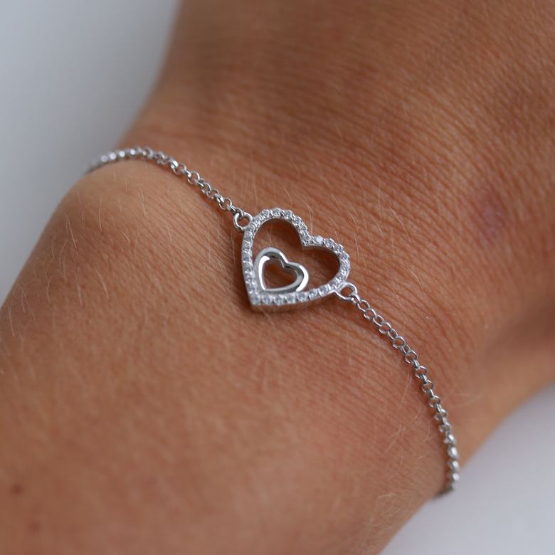Nana Kay Double Happiness Armband Silber Hotsell