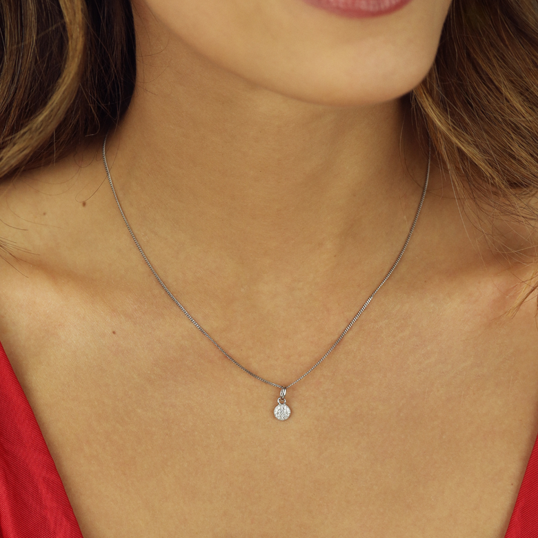 Nana Kay Very Petite Halskette Zirconia Circle Neuheiten