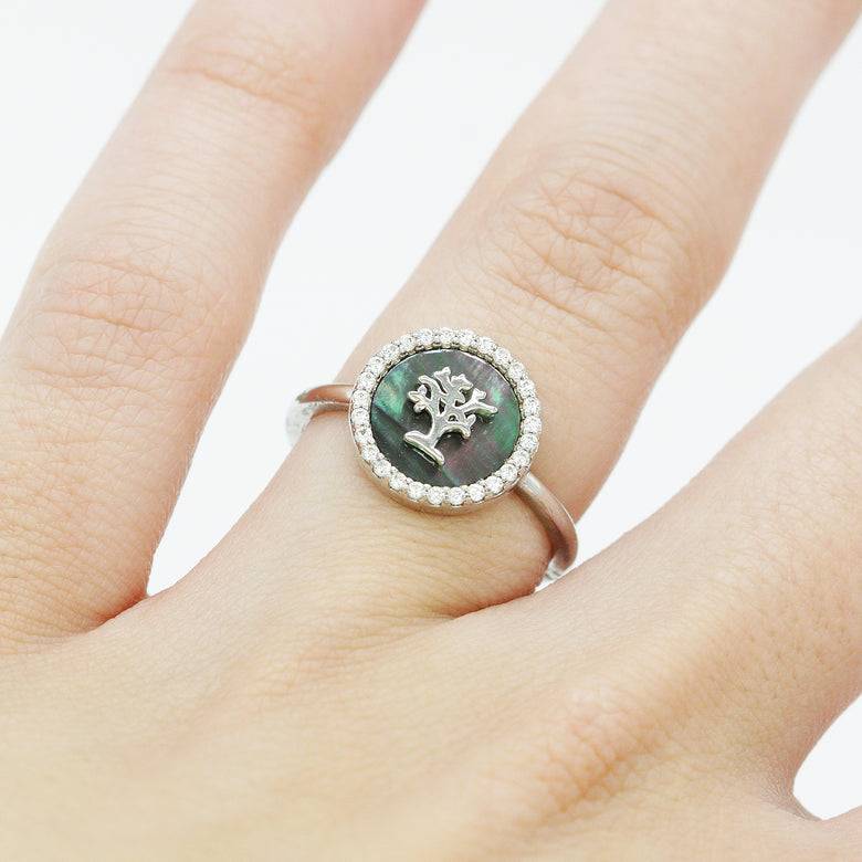 Nana Kay Shiny Circles Ring Living Tree Im Verkauf