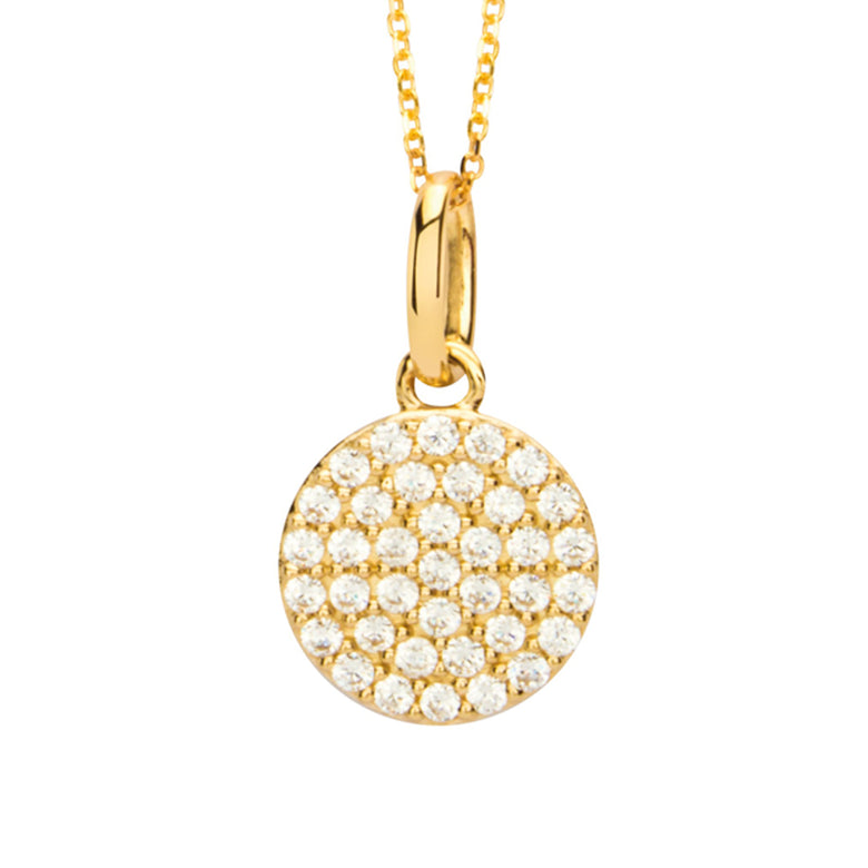 Nana Kay Echtgold Halskette Zirkonia Circle Zeitlich begrenztes Angebot