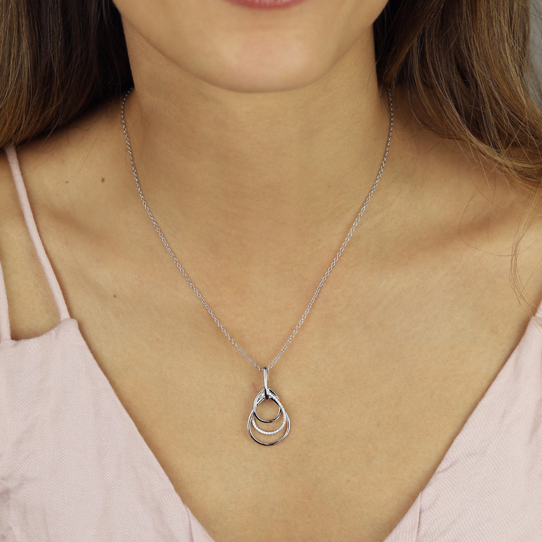 Nana Kay Swinging Silver Halskette Balance Letzte 2 Tage