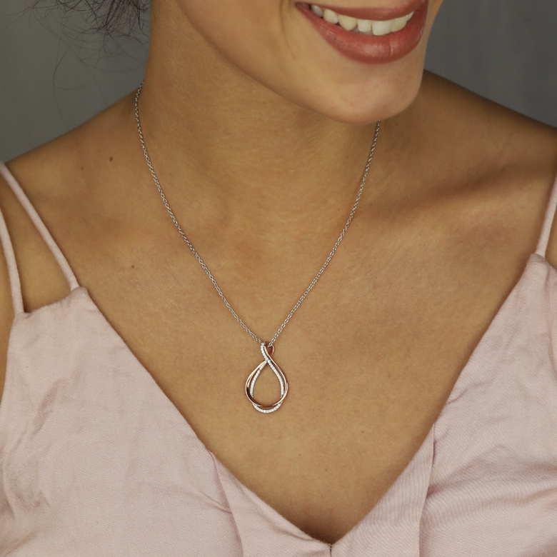 Nana Kay Swinging Silver Halskette Eternity Letzter Tag