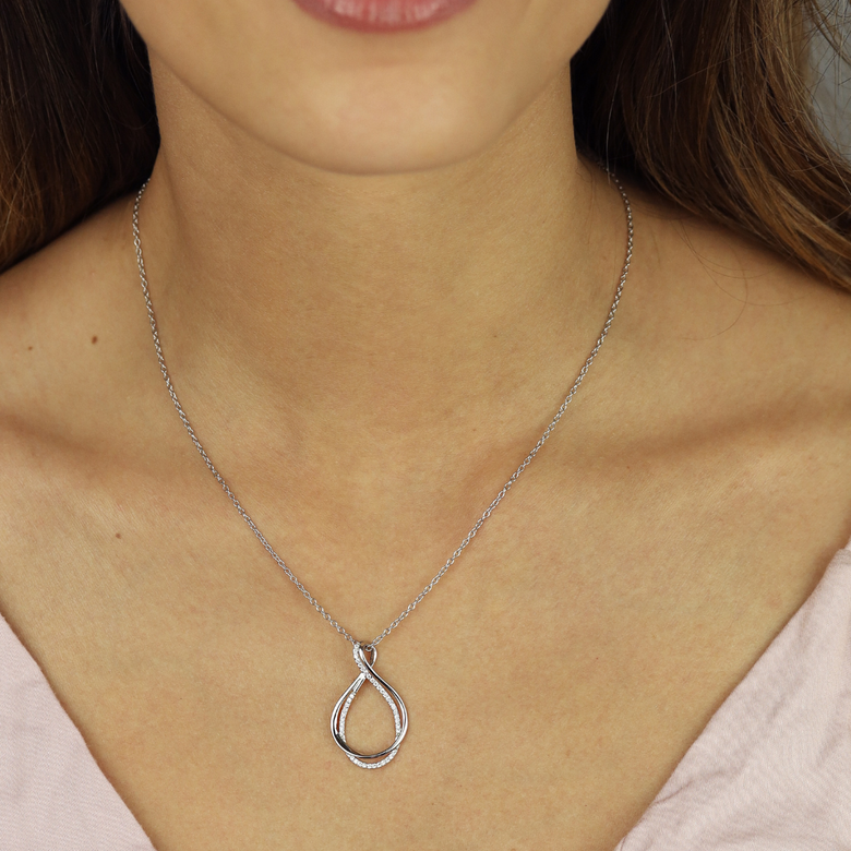 Nana Kay Swinging Silver Halskette Eternity Letzter Tag