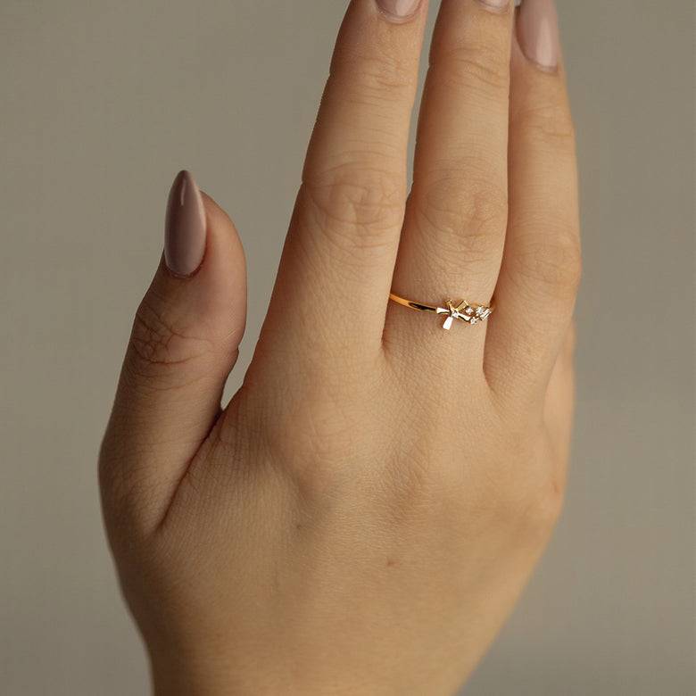 Nana Kay Echtgold Ring Fleur Sonderangebot