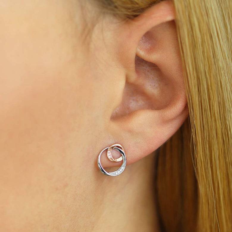 Nana Kay Echtgold Ohrstecker Ensemble Rosé Wochenangebot