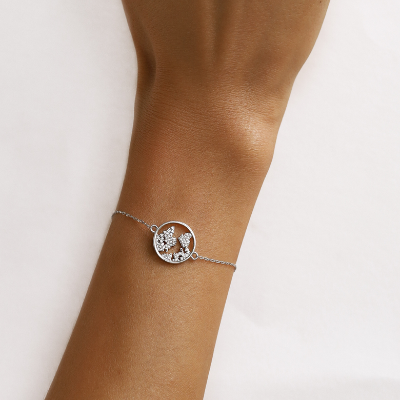 Nana Kay World Map Armband Begrenzt auf 3 Tage