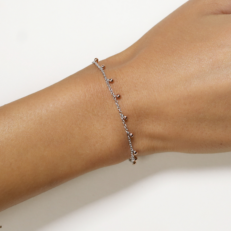 Nana Kay Very Petite Armband Pearls Rosé zollfrei