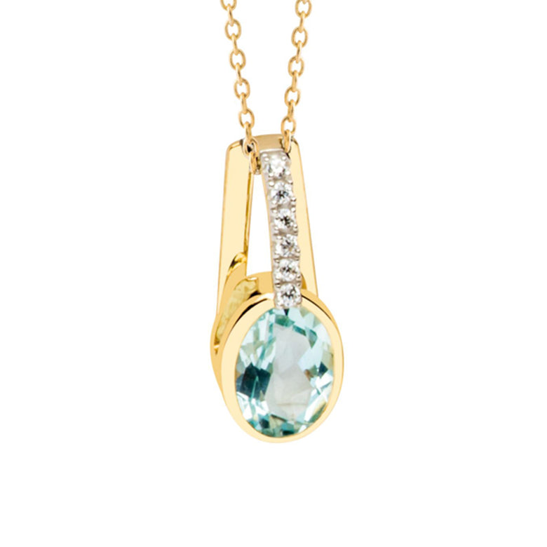 Nana Kay Echtgold Halskette Icy Blue Neuheiten