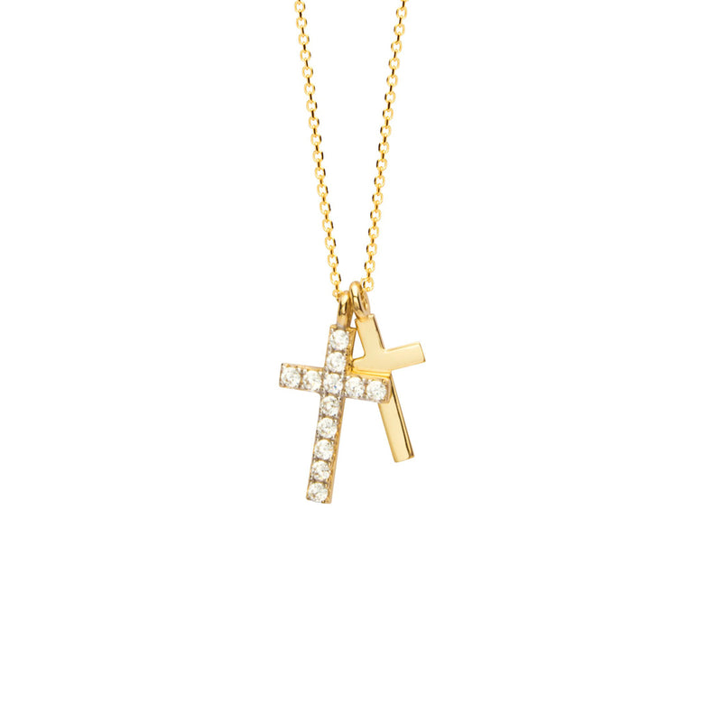 Nana Kay Echtgold Halskette Croix Tiefpreis