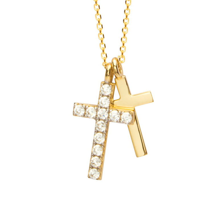 Nana Kay Echtgold Halskette Croix Tiefpreis