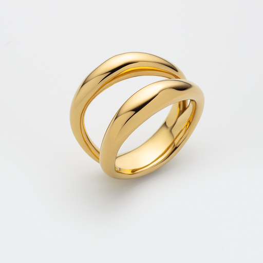 Paul Hewitt Waves Ring Gold Riesige Ersparnisse