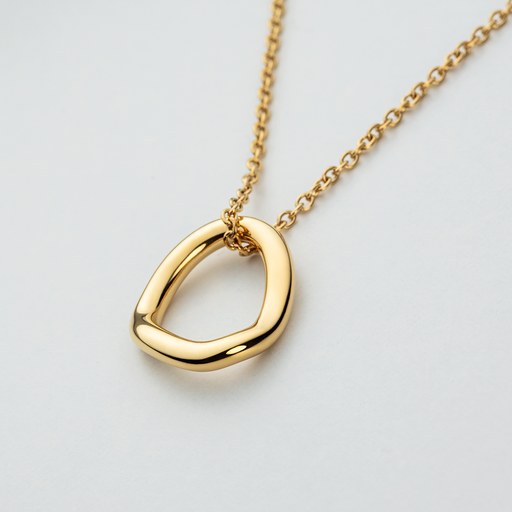 Paul Hewitt Waves Mono Halskette Gold Neueste Stile