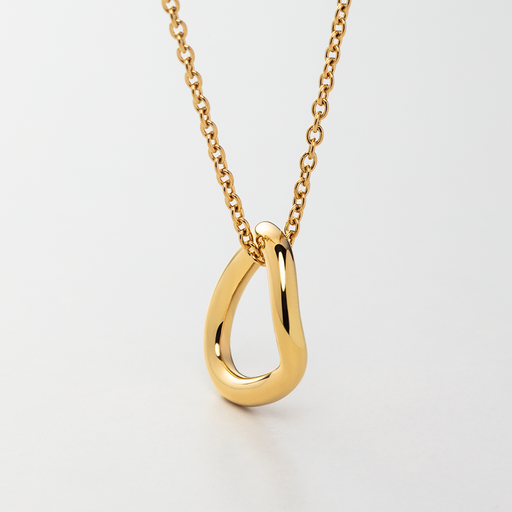 Paul Hewitt Waves Mono Halskette Gold Neueste Stile